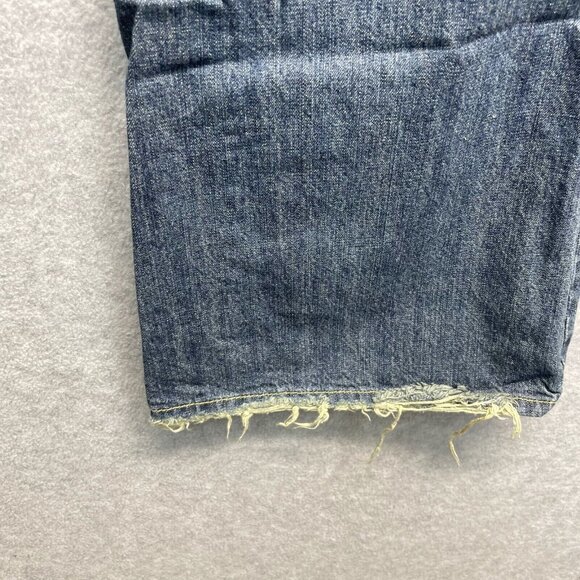 Abercrombie & Fitch Flare Jeans Size 2 Distressed Cotton Vintage Baggy New - Picture 8 of 15